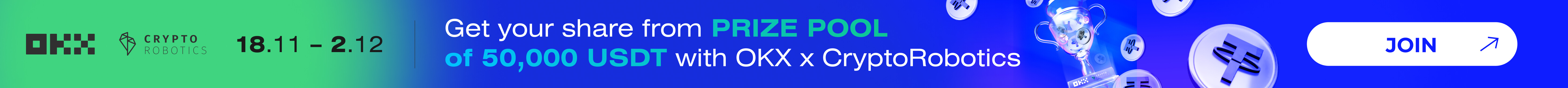 Get your share from PRIZE POOL of 50,000 USDT with OKX x CipherFluxPro V1